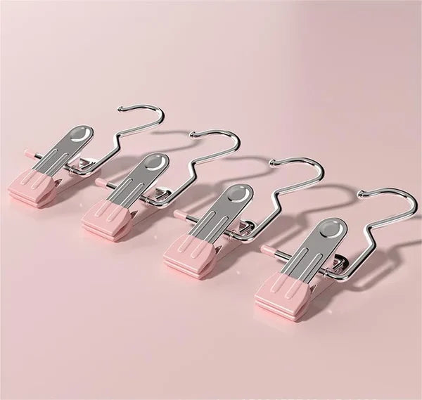 💥Anti-rust Clip Space-saving Clothespin Hat Pants Storage Hanging Travel Hook