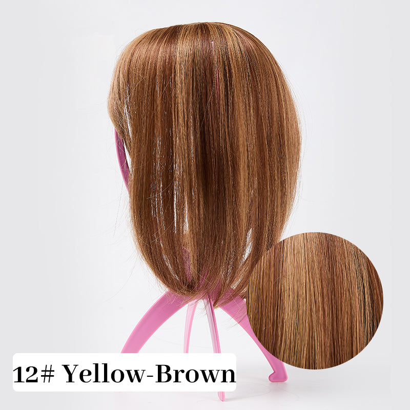 🔥Hot Sales🔥Natural Hair Toppers with Bangs for Women🛒