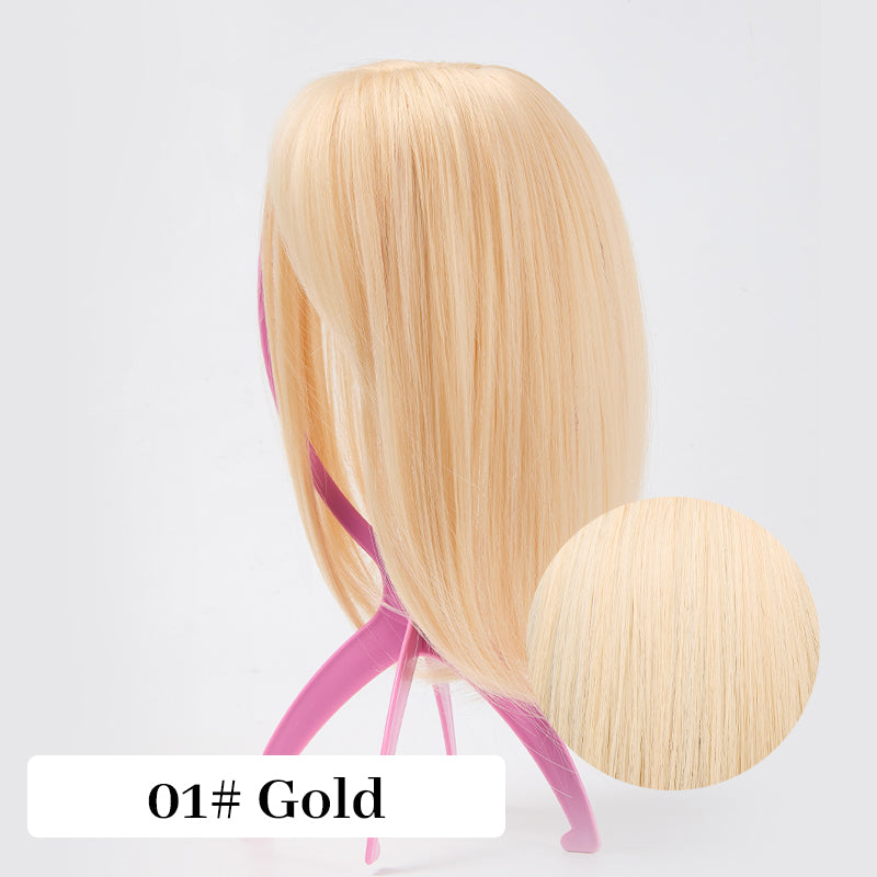 🔥Hot Sales🔥Natural Hair Toppers with Bangs for Women🛒