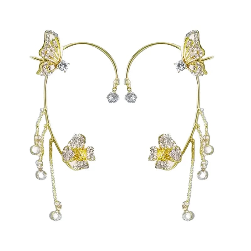 šBUTTERFLY TASSEL STYLE ZIRCON EARRINGS | PERFECT GIFTš
