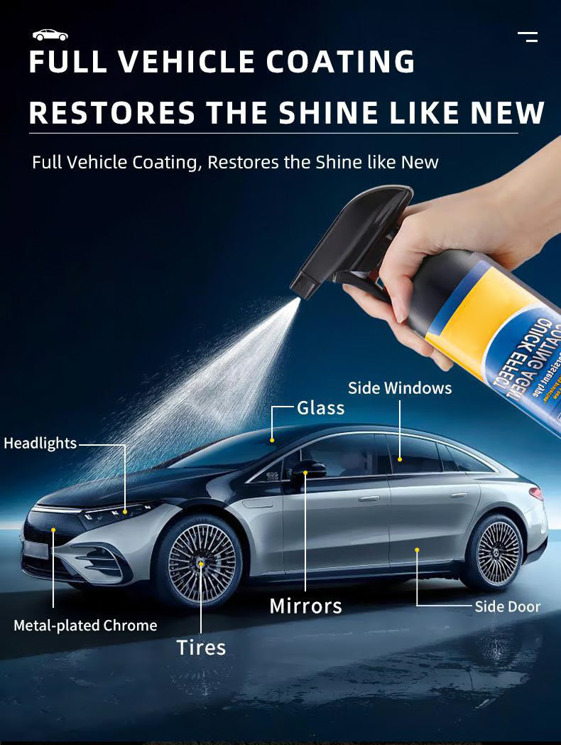 🔥2025 Hot Sale🔥Advanced Car Quick-acting Coating Agent Spray✨(Bonus towel included with every purchase!)