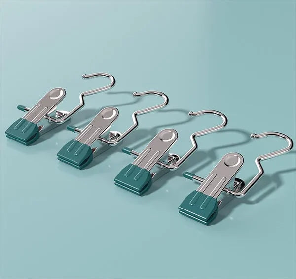💥Anti-rust Clip Space-saving Clothespin Hat Pants Storage Hanging Travel Hook