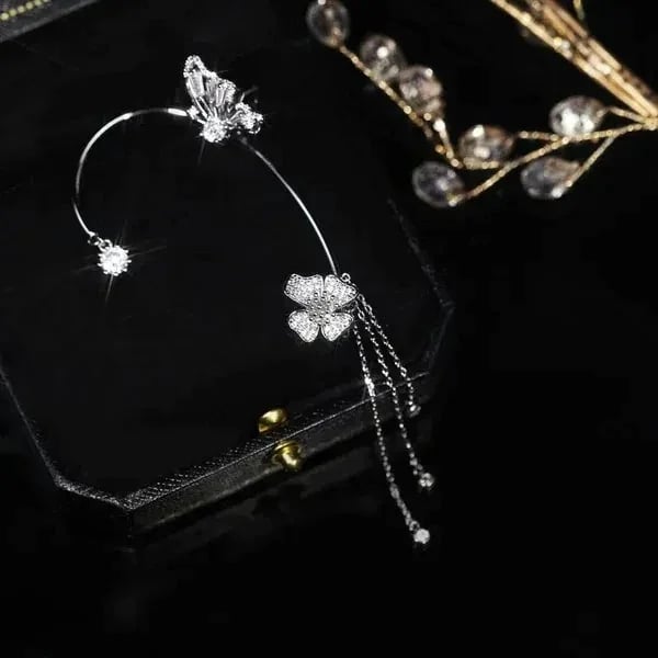 šBUTTERFLY TASSEL STYLE ZIRCON EARRINGS | PERFECT GIFTš