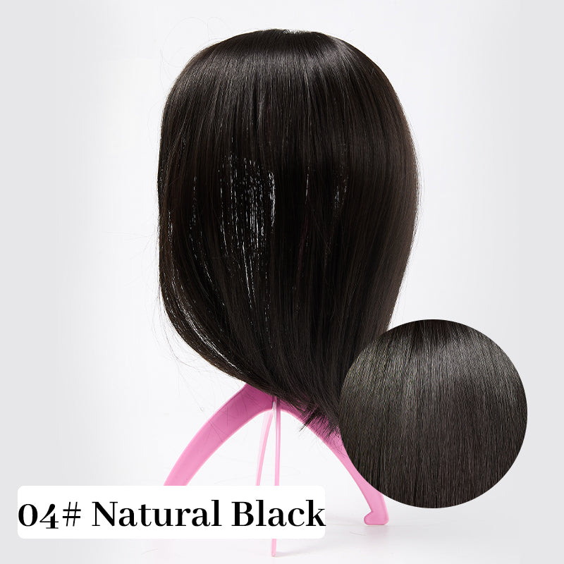 🔥Hot Sales🔥Natural Hair Toppers with Bangs for Women🛒