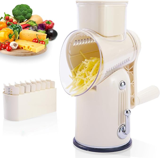 💥Kitchen Ally 5-in-1 Food Chopper👨🍳Safe Lock Design, Easy-Clean Removable Blades & Anti-Jam Pulse Mode