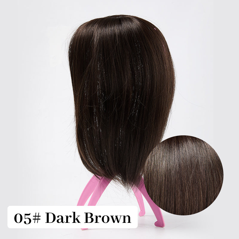 🔥Hot Sales🔥Natural Hair Toppers with Bangs for Women🛒