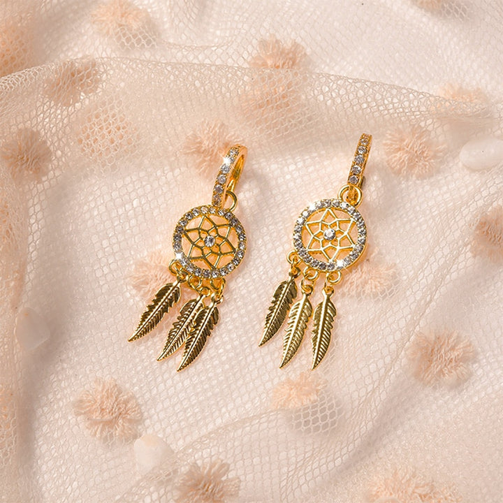 đ„Holiday Hot Sale 49% OffâšDreamcatcher Crystal Charm Earrings
