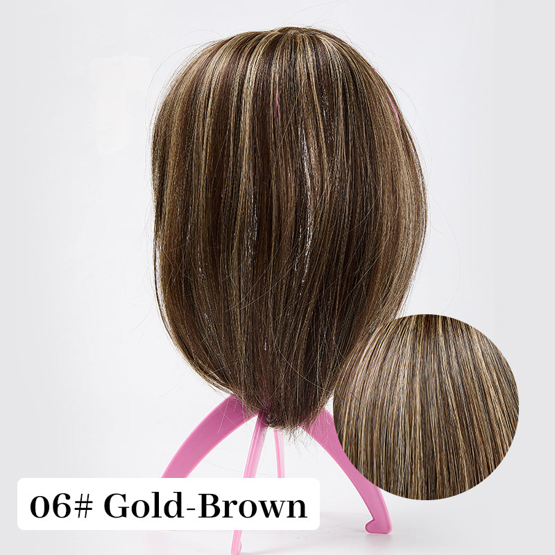 🔥Hot Sales🔥Natural Hair Toppers with Bangs for Women🛒