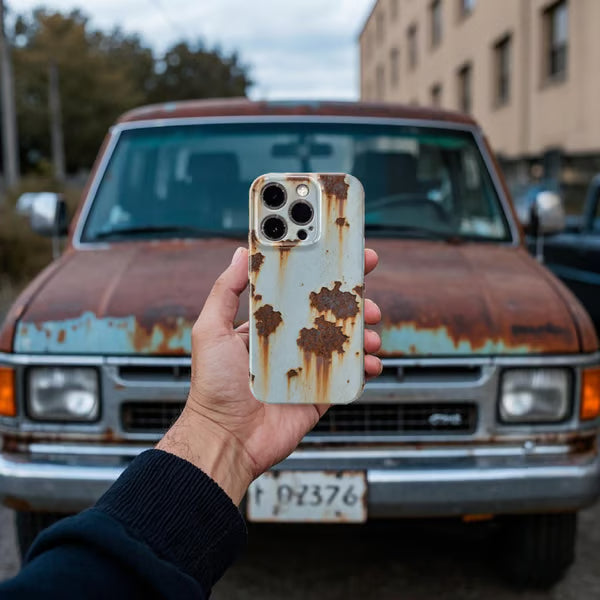 š„Super prank prop--rusty cell phone case