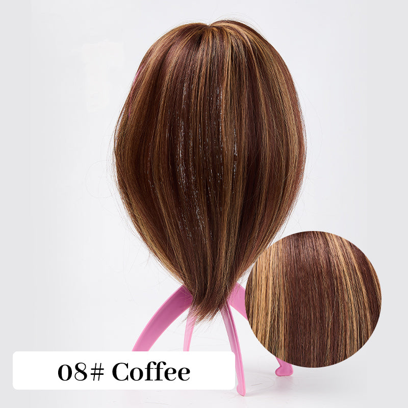 🔥Hot Sales🔥Natural Hair Toppers with Bangs for Women🛒