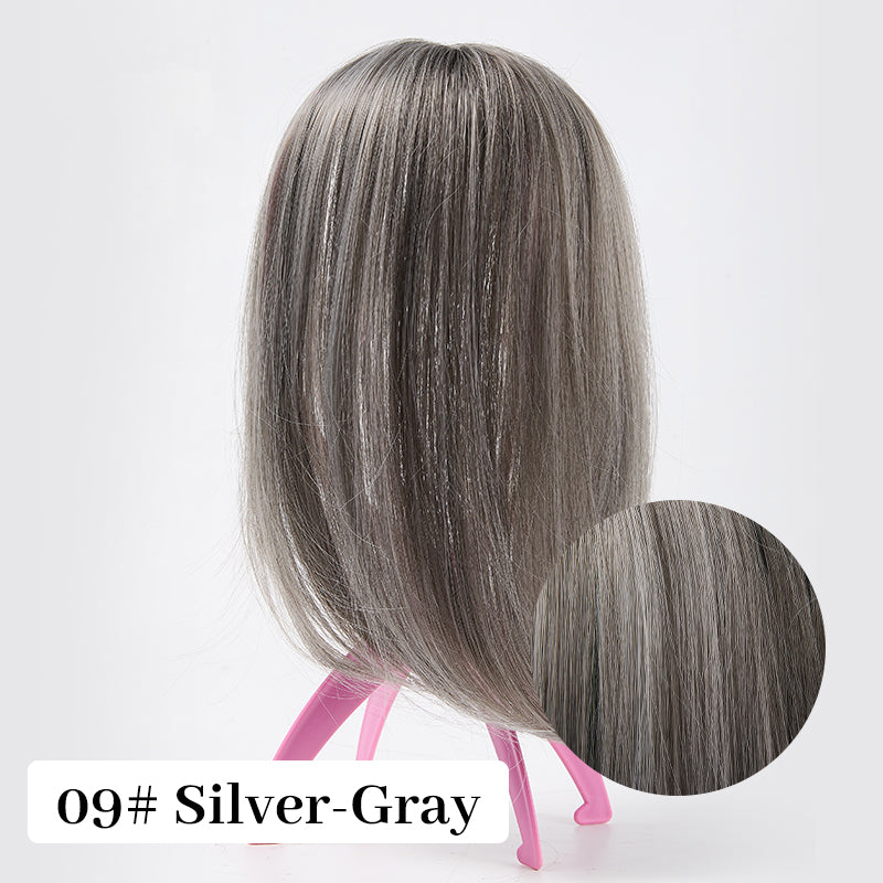 🔥Hot Sales🔥Natural Hair Toppers with Bangs for Women🛒