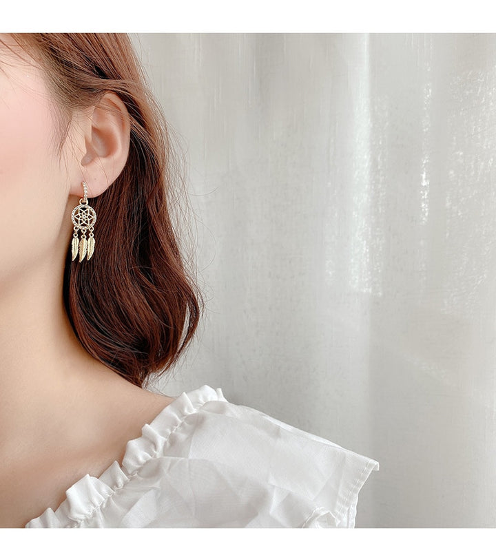 đ„Holiday Hot Sale 49% OffâšDreamcatcher Crystal Charm Earrings