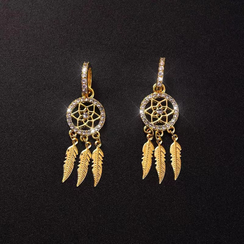 đ„Holiday Hot Sale 49% OffâšDreamcatcher Crystal Charm Earrings