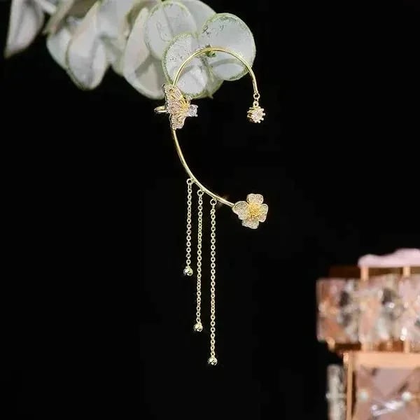 šBUTTERFLY TASSEL STYLE ZIRCON EARRINGS | PERFECT GIFTš