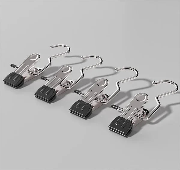 💥Anti-rust Clip Space-saving Clothespin Hat Pants Storage Hanging Travel Hook