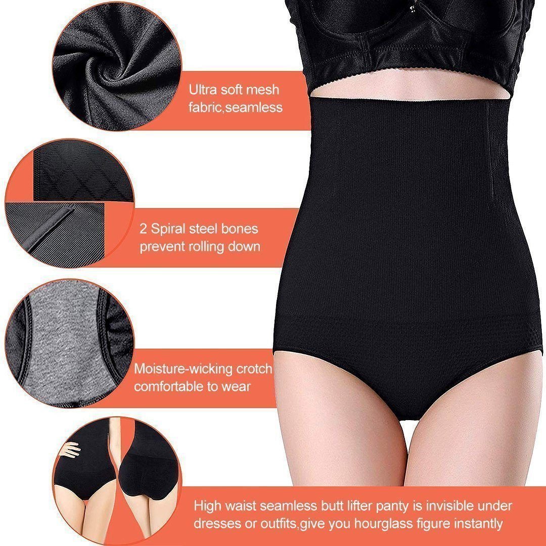 🔥Buy 1 Get 1 Free!🔥High Waist Tummy Control Shapewear Panties