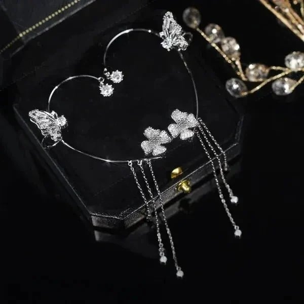 šBUTTERFLY TASSEL STYLE ZIRCON EARRINGS | PERFECT GIFTš
