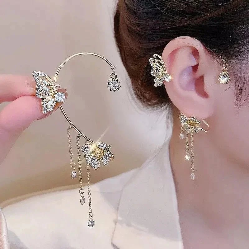 šBUTTERFLY TASSEL STYLE ZIRCON EARRINGS | PERFECT GIFTš