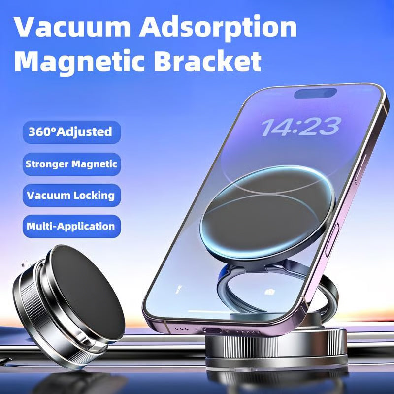 AURORY Car Navigation Bracket, Adjustable Vacuum Magnetic Phone Holder High Quality 360° Rotation Multi Functional Foldable Adsorption Bracket For Dashboard Windshield Car Gym I.1231646113