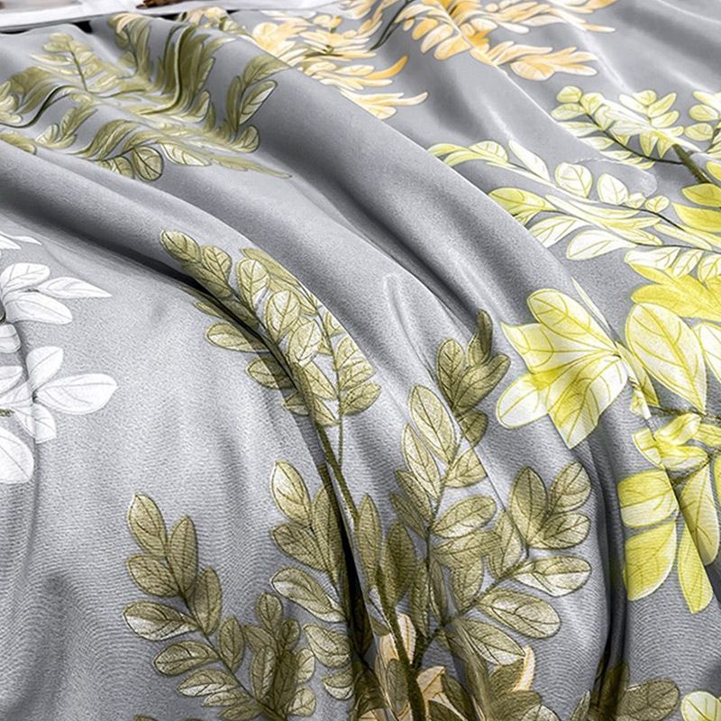 Washable Icy Cool Breathable Summer Quilt 4-piece Set