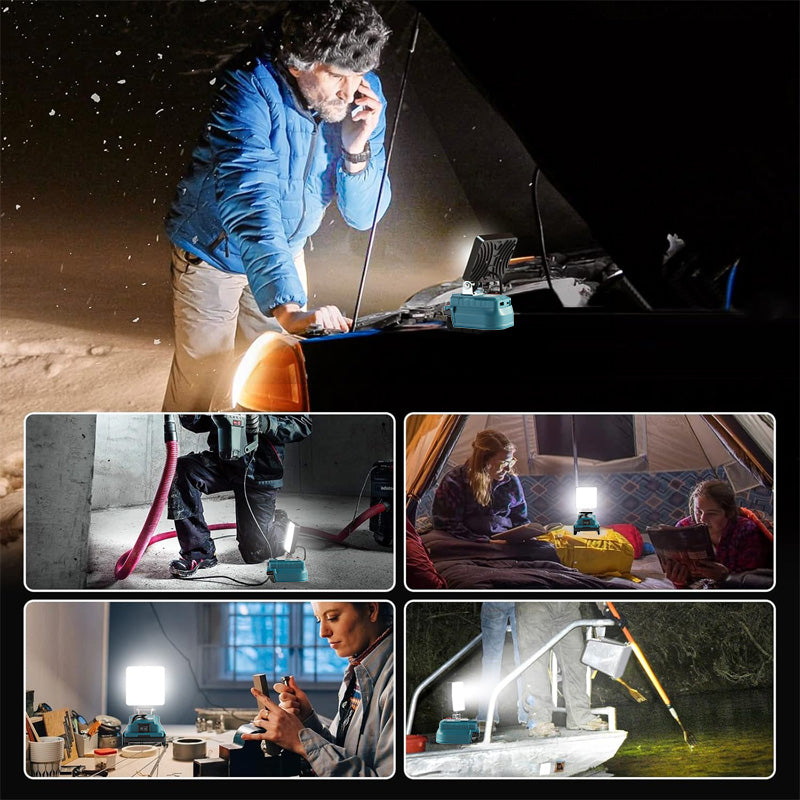 🔥HOT SALE 50% OFF🏕️LED Flood Light with USB/Type-C Charging💡