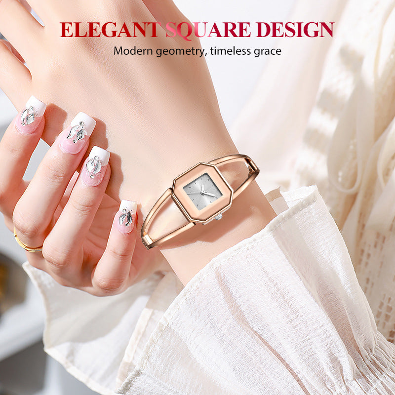 🔥New Hot Selling❤️🔥Minimalist Fashion Square Dial Quartz Watch