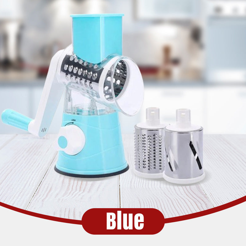 3 in 1 Rotary Cheese Grater Vegetable Slicer