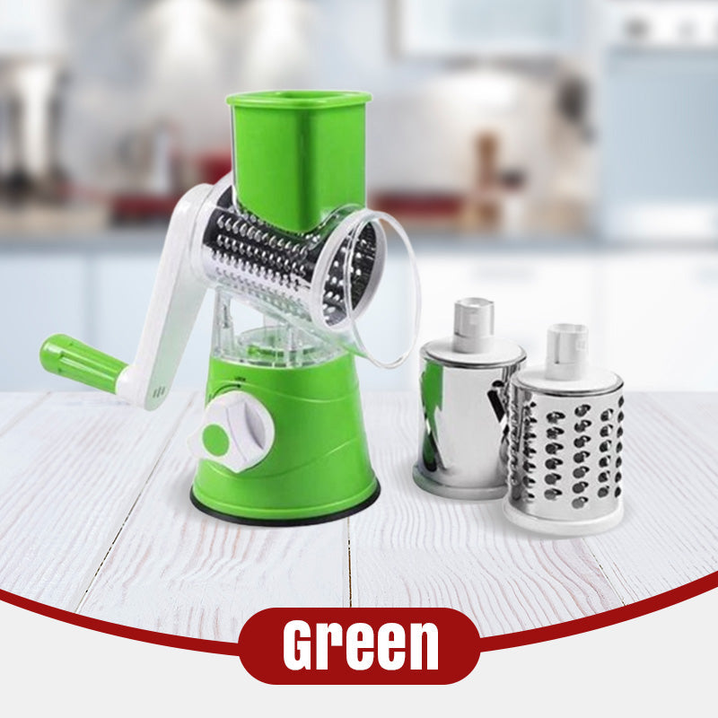 3 in 1 Rotary Cheese Grater Vegetable Slicer