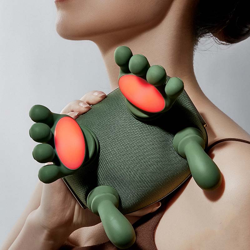 💆♂️ 69% OFF WHILE STOCKS LAST! ✨ Neck Massage Pillow - 3-Speed Heat Therapy, Relieves Pain & Stress, Portable for Home/Office 🔥📦