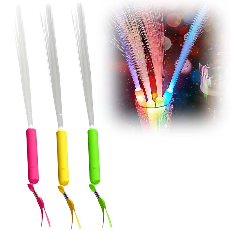 Colorful Fiber Optic Glow Sticks