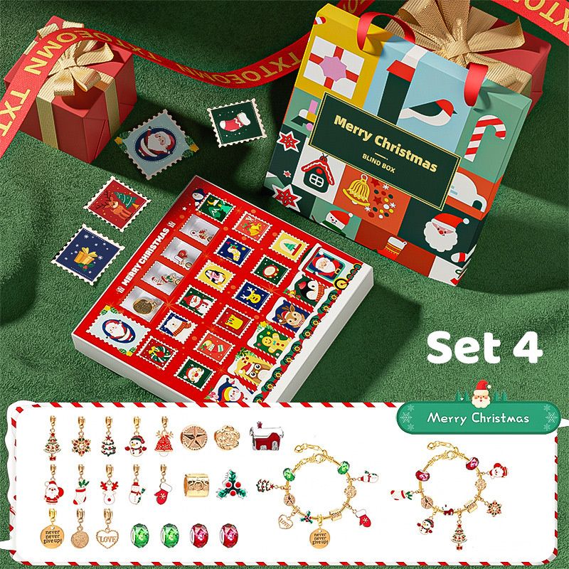 Beautiful Christmas DIY Bracelets Blind Box Gift