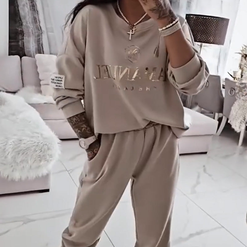 Women's Long Sleeve Top & Pants Set