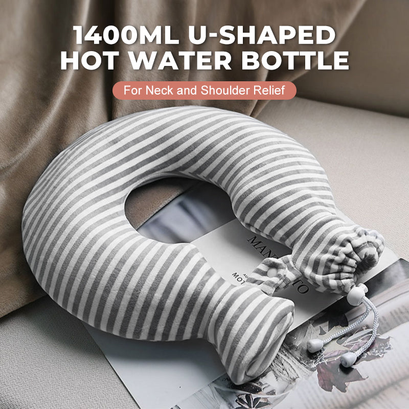1400ML U-Shaped Neck & Shoulder Hot Water Bottle