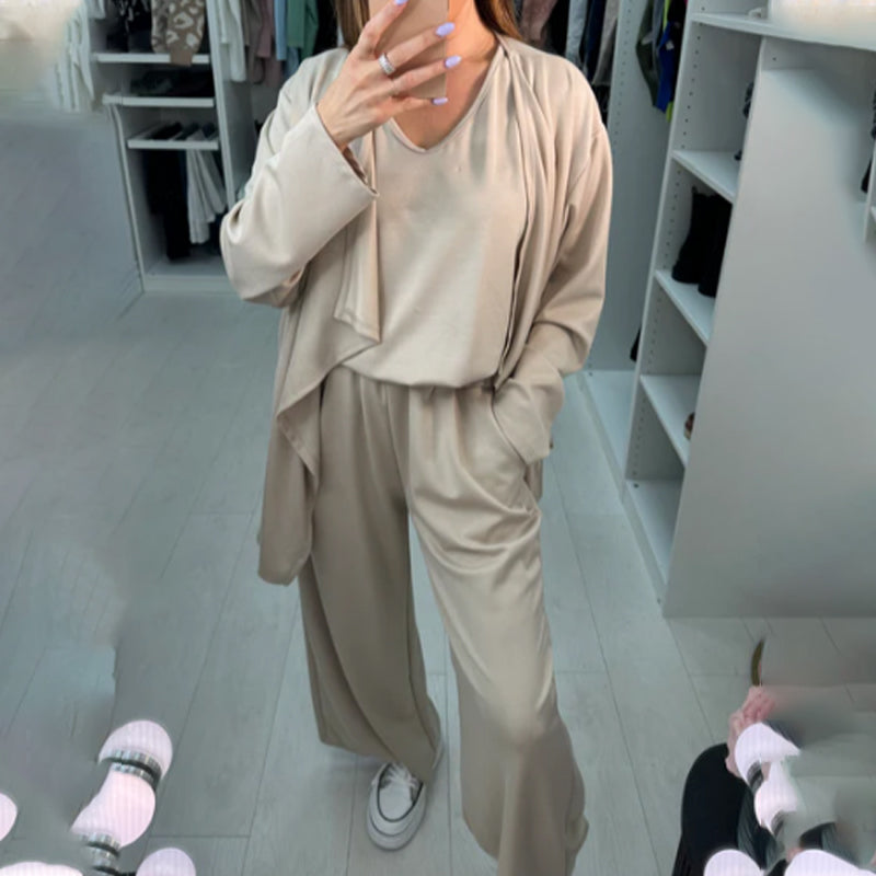 Women's Solid Color 3-Piece Set