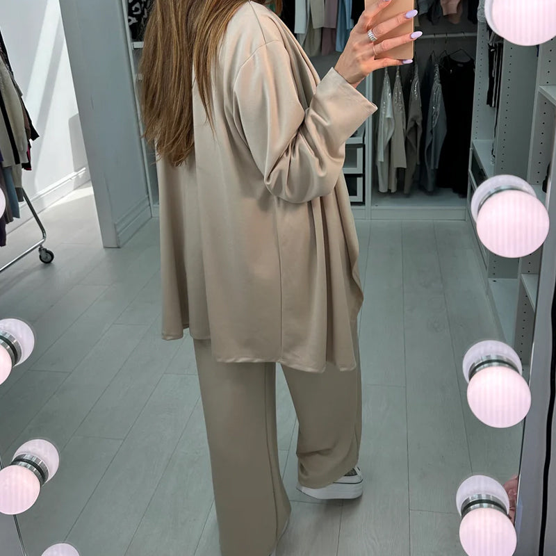 Women's Solid Color 3-Piece Set