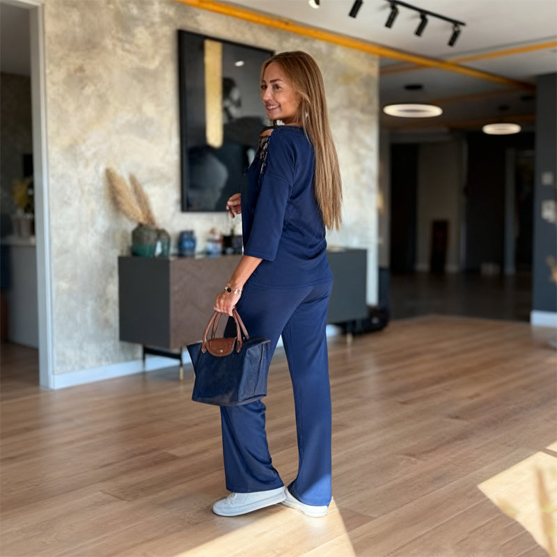 Women's Casual Off-Shoulder Sport 2-Piece Set