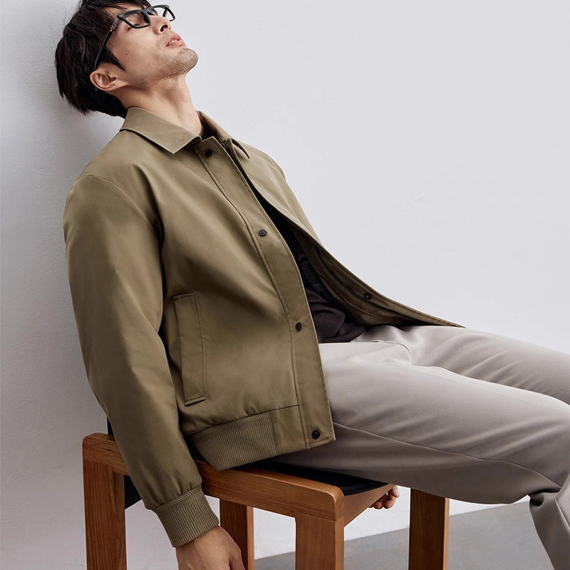 Men's Casual Wrinkle-Free Lapel Jacket