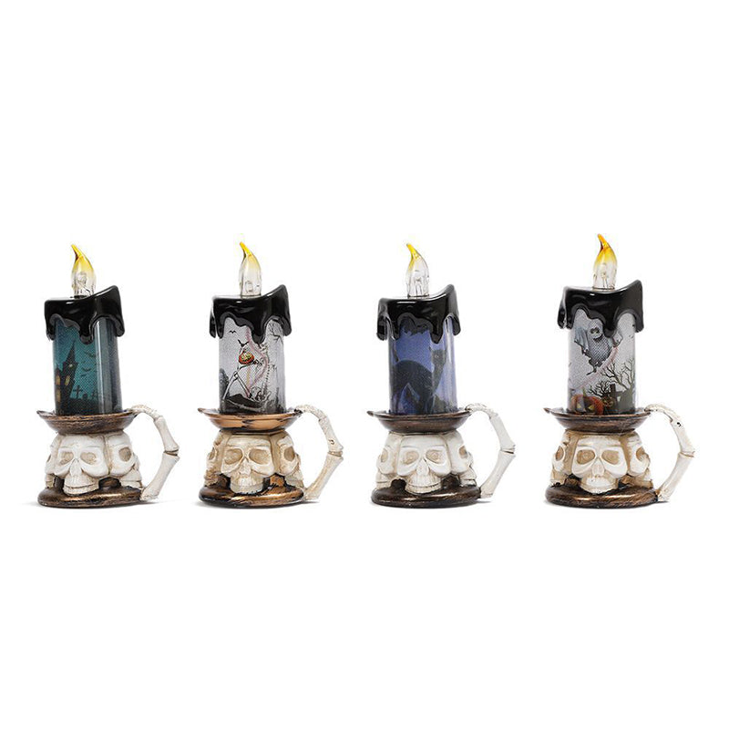 Spooky LED Candle for Halloween