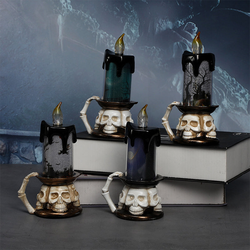 Spooky LED Candle for Halloween