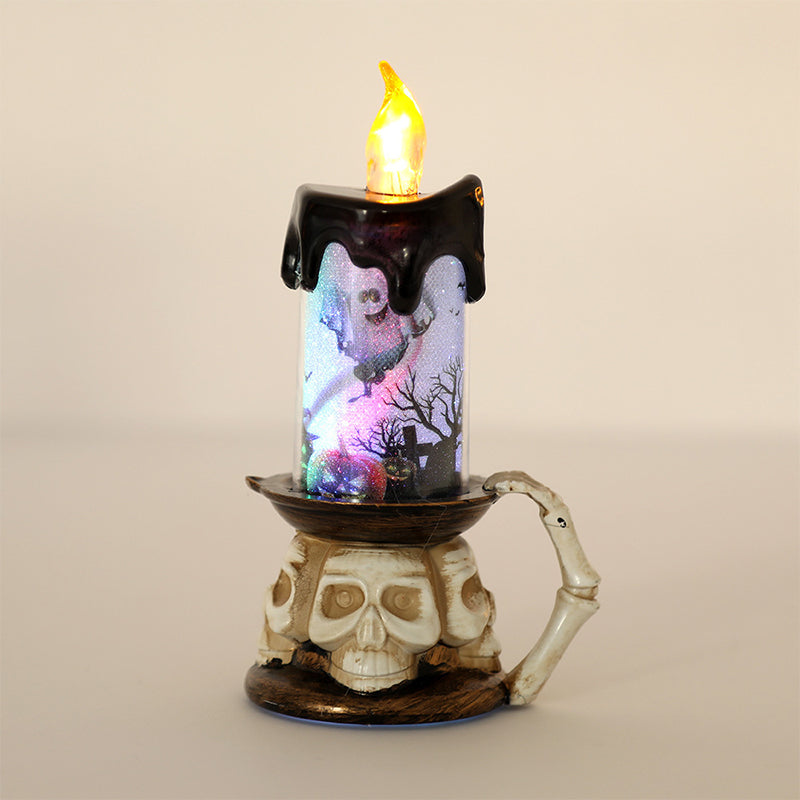 Spooky LED Candle for Halloween