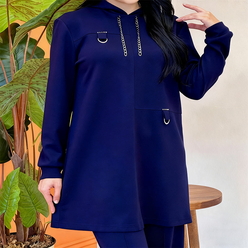 Women's Hooded Casual Long-Sleeved Suit