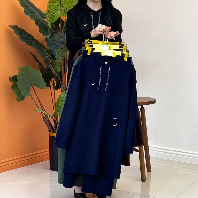 Women's Hooded Casual Long-Sleeved Suit
