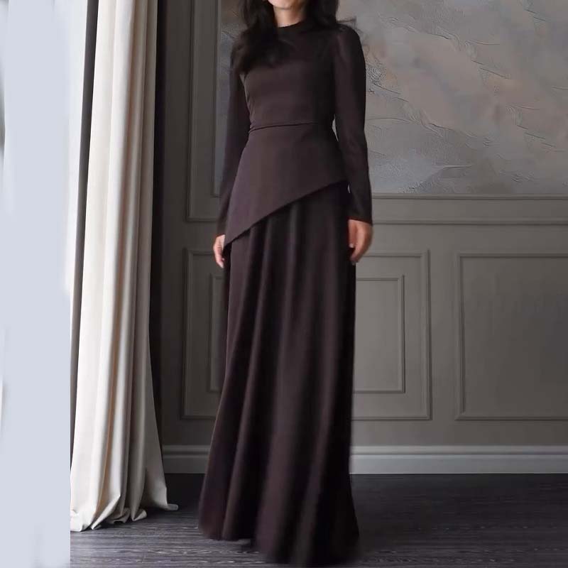 Women's Elegant Asymmetrical 2-Piece Set
