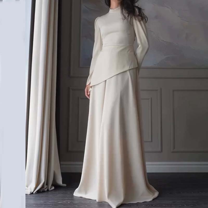 Women's Elegant Asymmetrical 2-Piece Set