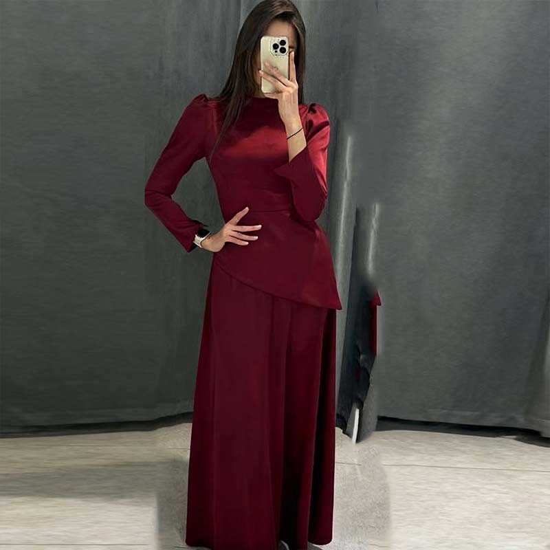 Women's Elegant Asymmetrical 2-Piece Set