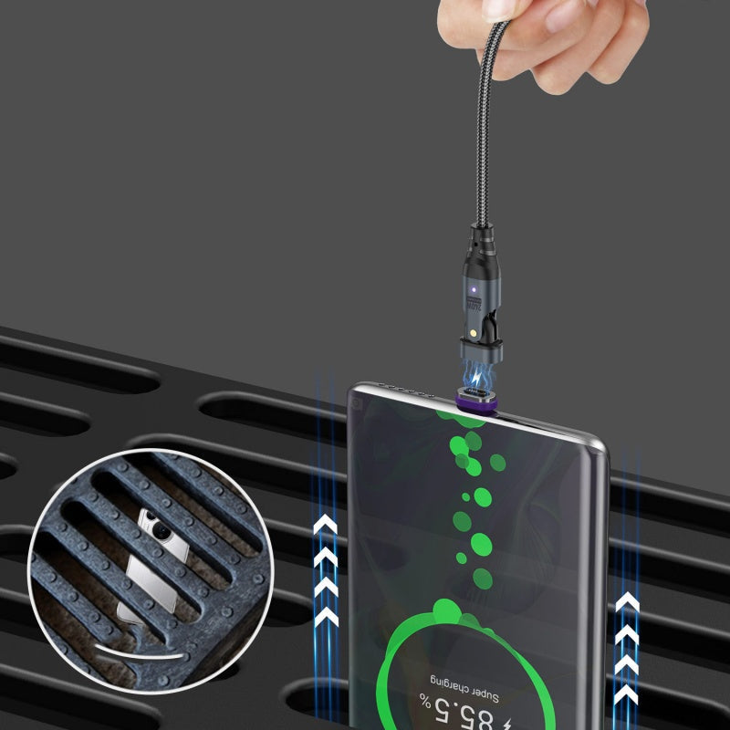 PD 240W 180° Rotation Magnetic Charging Cable