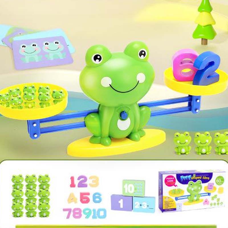 Kids' Cartoon Animal Balance Scale Toy Set