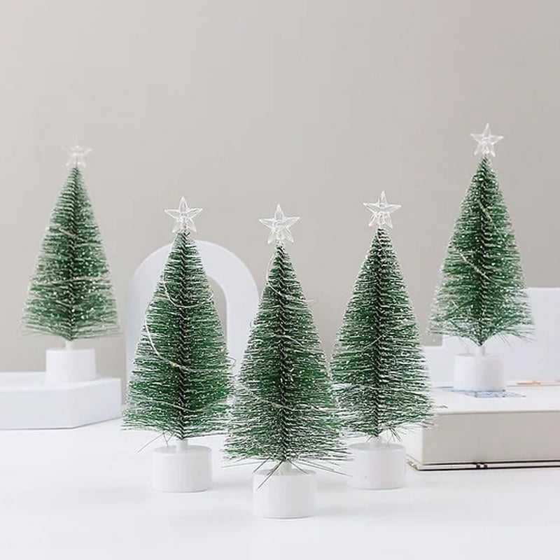 ✨ LED Mini Christmas Tree With Star – Multicolor Lights, Wireless & Compact (Instant Holiday Cheer For Any Table!)