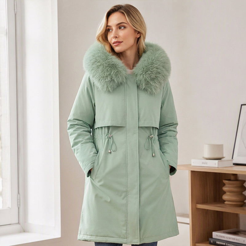 🧥 More Coverage, Easy Comfort | Women's Mid-Length Warm Jacket⚡Free shipping