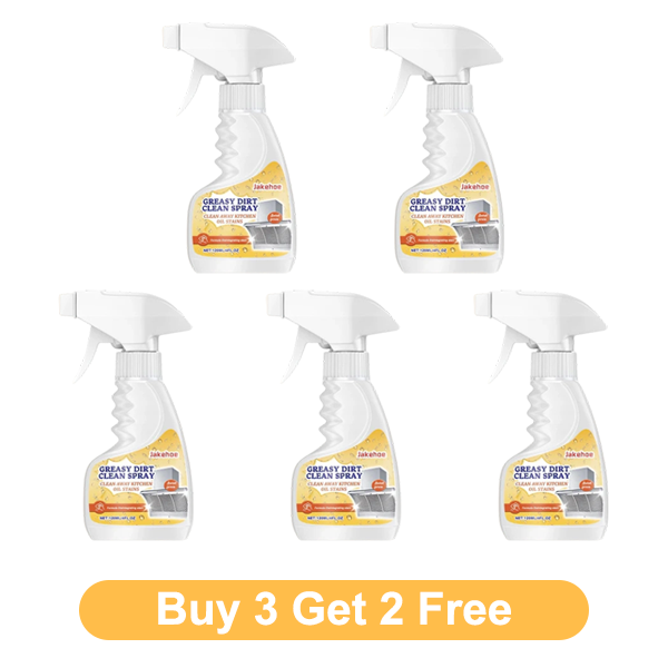 🧴 BUY 2 GET 1 FREE! ✨ Multi-Purpose Kitchen Heavy Oil Cleaner Spray – Powerful Degreasing, Easy Spray & Food-Safe Formula 🍳🔥